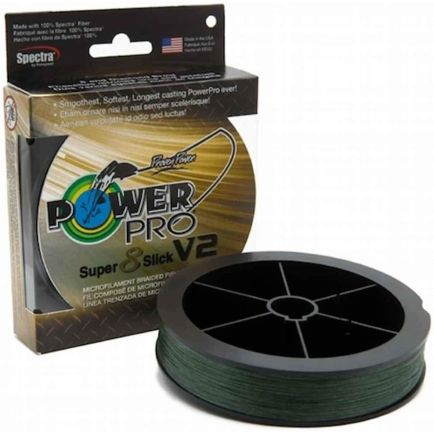 PowerPro Super 8 Slick V2 Moss Green 0.15mm/10.0kg/135m